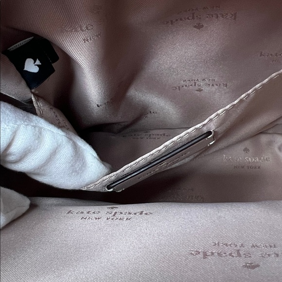 Kate Spade New York Schuyler Mini Backpack Warm Beige NWOT $299 Saffiano PVC - Picture 10 of 17